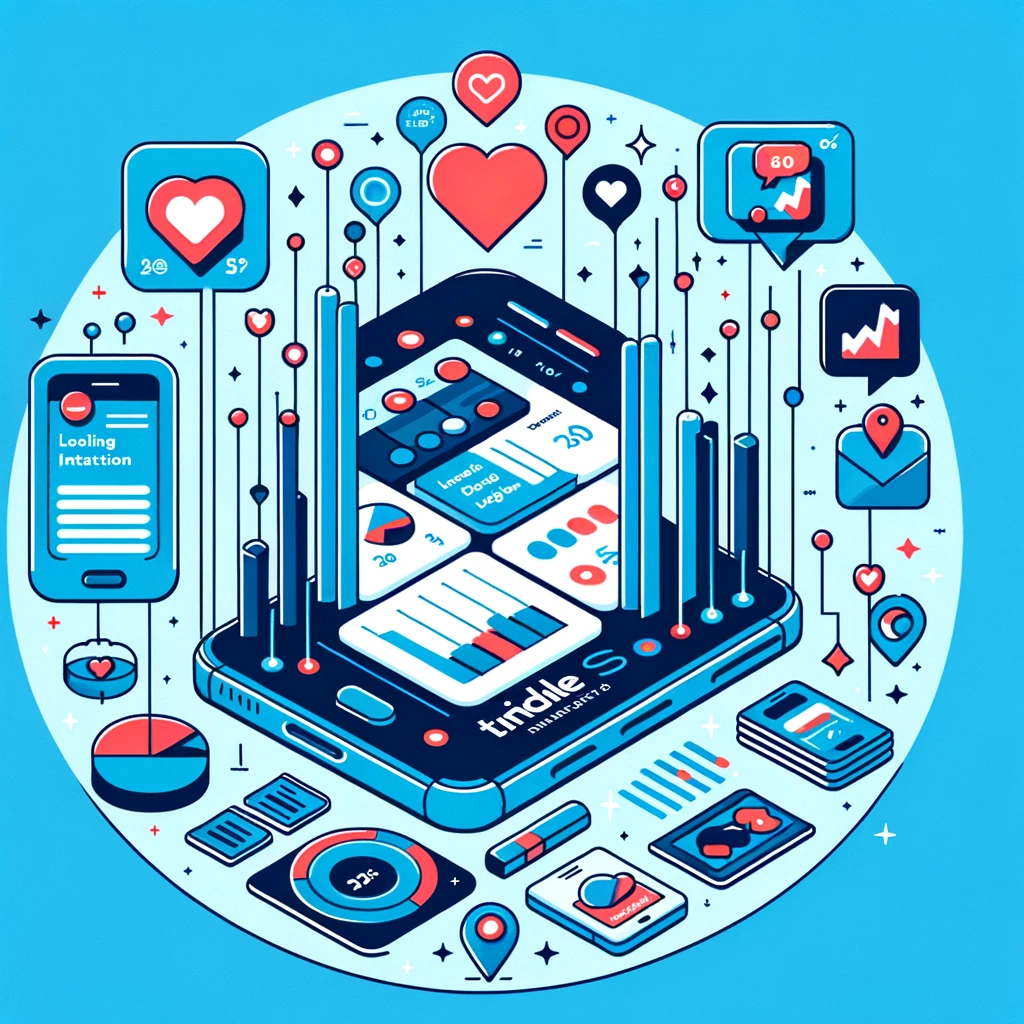 Graphic showcasing the extensive amount of data Tinder collects from users.