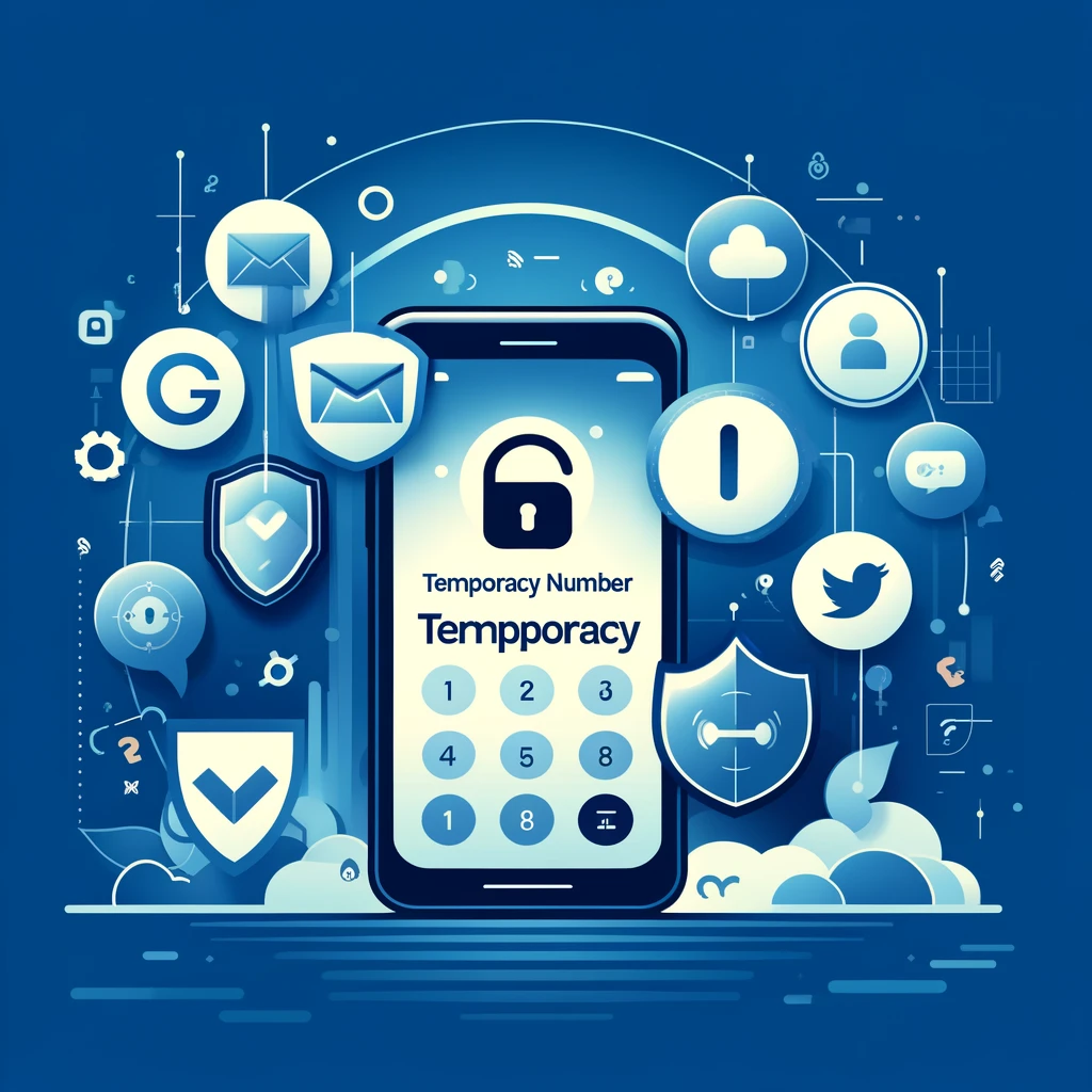 Image showing MobileSMS.io being used for various platforms like Gmail, Yahoo, and social media sites.