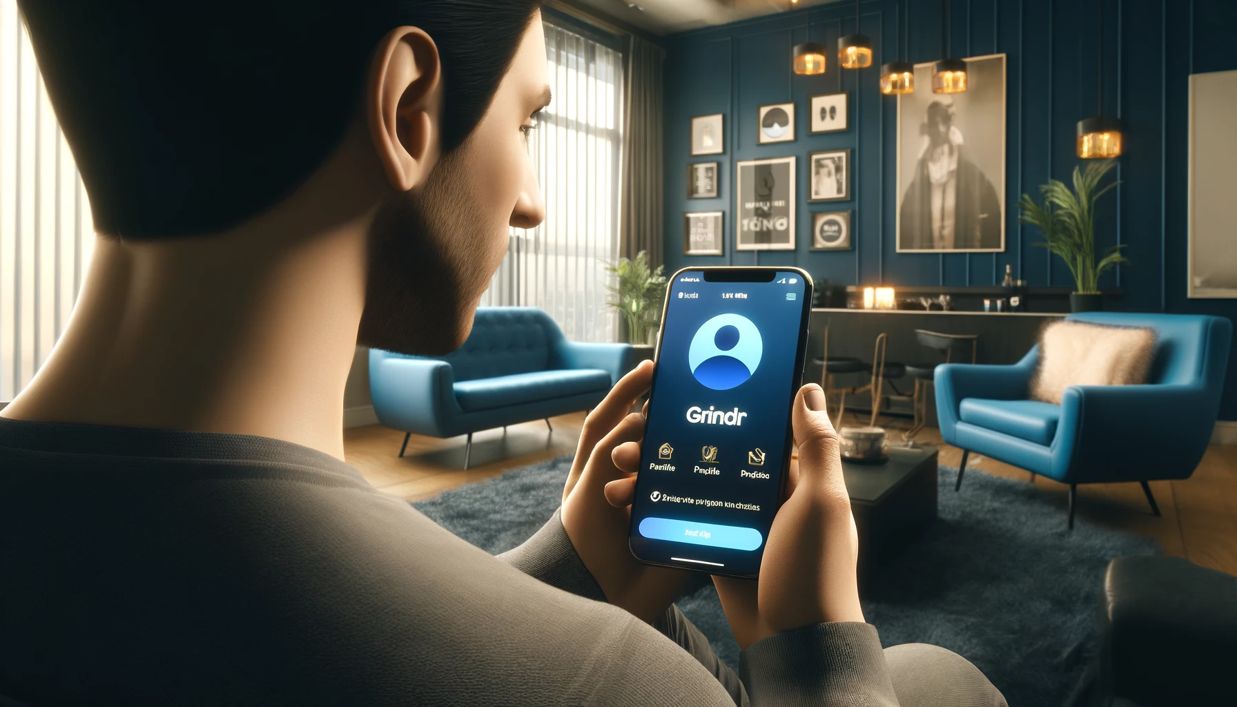 Image showcasing Grindr's focus on privacy and its popularity among the LGBTQ+ community as a Tinder alternative.