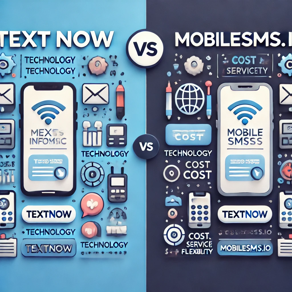 Key differences between TextNow and MobileSMS.io