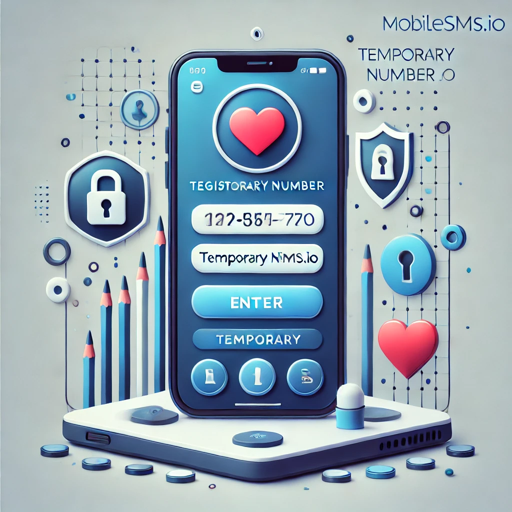 Register on Tinder using a temporary number from MobileSMS.io.
