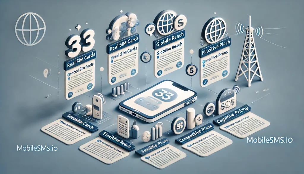 Features and benefits of MobileSMS.io's temporary phone numbers.