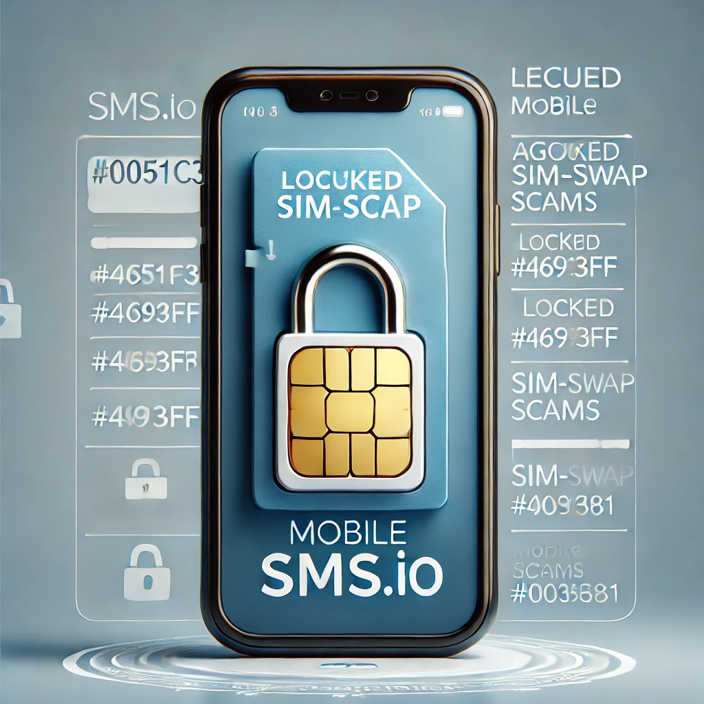 Secure phone with SIM card, illustrating prevention tips against SIM-swap scams.