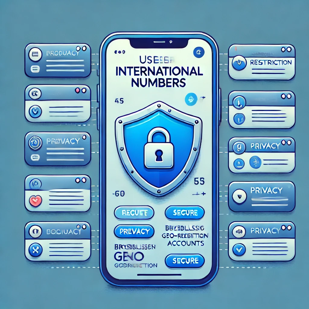 Benefits of using international temporary numbers for privacy and online account management.