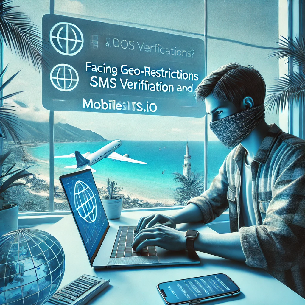 Digital nomad facing geo-restriction and SMS verification issues on a device while abroad.