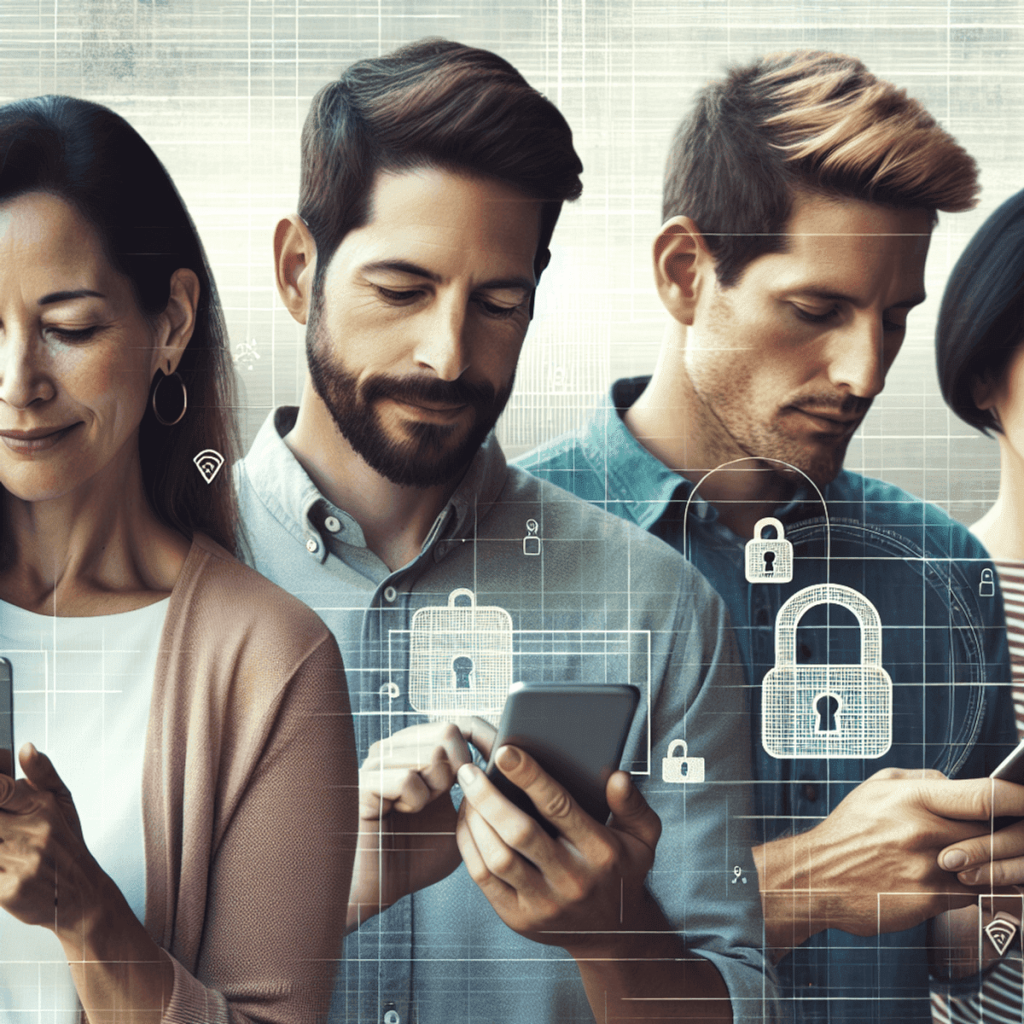 Smartphone receiving an SMS verification code with a security shield icon, representing privacy and anonymity.