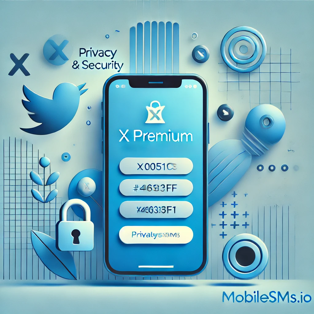 MobileSMS.io offers private phone verification for X Premium accounts