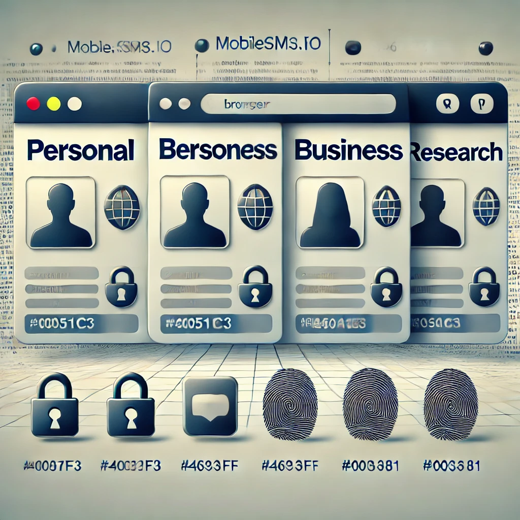 Browser profile manager with distinct digital fingerprints for multiple accounts.