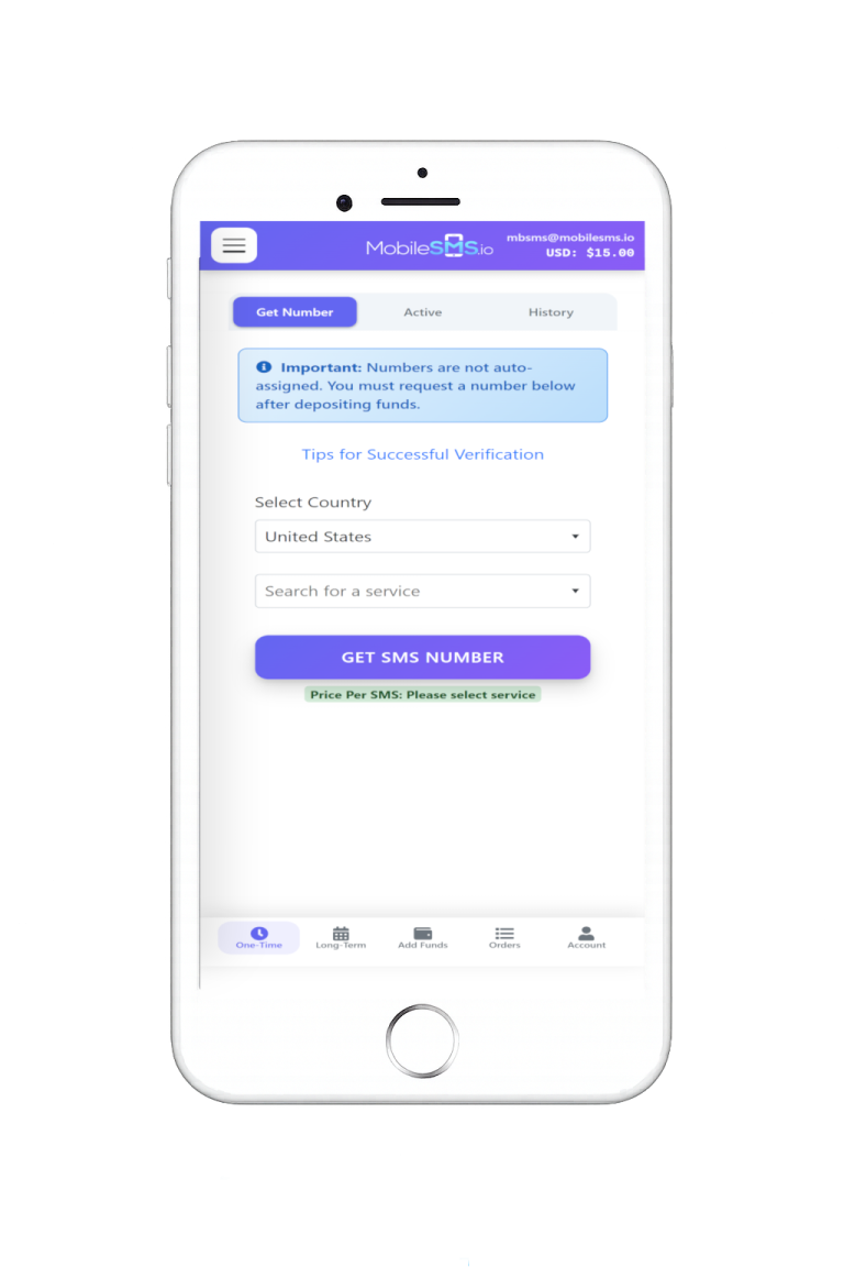 Receive SMS Online USA| MobileSMS.io |Temporary Phone Number