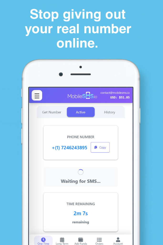 receive sms online codes