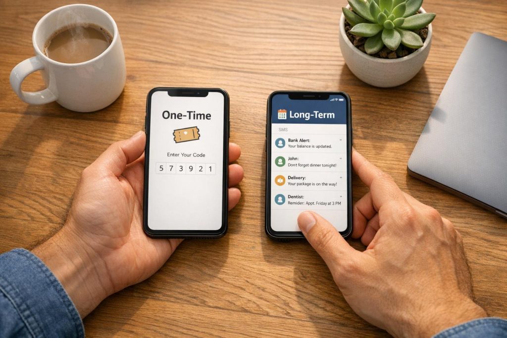 Long-Term vs One-Time SMS Numbers: Which Should You Use? 1 Long-Term vs One-Time SMS Numbers: Which Should You Use?