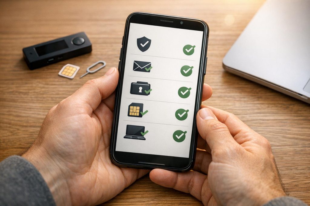 Anonymous Accounts with Blockchain Wallets: Checklist 1 Anonymous Accounts with Blockchain Wallets: Checklist